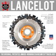 Reťazový frézovací kotúč LANCELOT-14 zubov 14 mm otvor