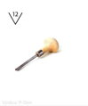 Dalta cu mâner modelat pentru linogravură profil V - 12