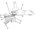 Náhradné rameno elektrickej frézky - kryt MIN.FG.ARM001