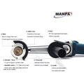  Manpa Multi Cutter - Master  Predlžovacie rameno s predĺžením a náhradnou frézkou