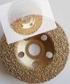 Disc oala placat cu carburi metalice  Ø 115 mm garnulatia Medie lateral 