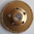 Disc oala placat cu carburi metalice  Ø 115 mm garnulatia Medie lateral 