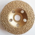 Disc oala placat cu carburi metalice  Ø 115 mm garnulatia Medie lateral 
