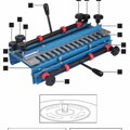 Frézovacia šablóna pre rybinové spoje Silverline Dovetail Jig