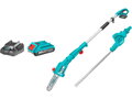 AKU set pílky na konáre a nožnice na živý plot -1x 2,0 Ah batérie a nabíjačky