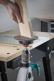 Výkyvný unášač šmirgľov na suchý zips -125mm  stopka 8mm