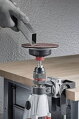 Výkyvný unášač šmirgľov na suchý zips -125mm  stopka 8mm