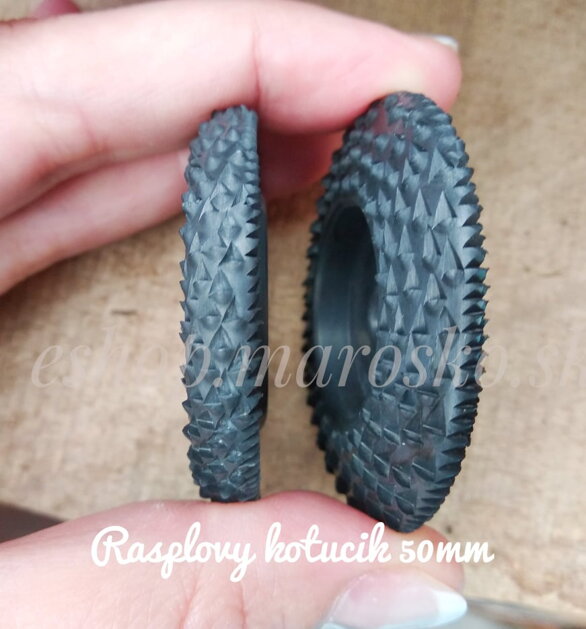 Disc raspel dințat pentru Arbortech Mini Grinder și Merlin, 50 mm