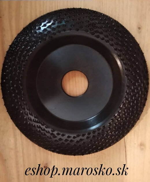 Disc raspel tăiat manual cu margine rotunjită, 125 mm, oval