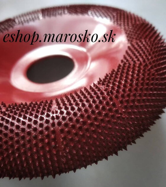 Disc raspel-ac convex fără orificii, Ø 100 mm, rugos