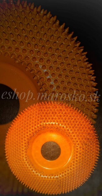 Disc raspel-ac oblic convex fără orificii, Ø 100 mm, extra aspru