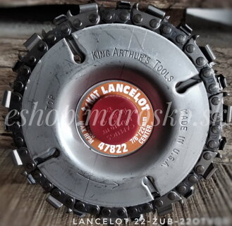 Reťazový frézovaci kotúč LANCELOT-22 zubov 22 mm otvor
