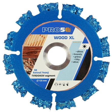 Tvrdokovový rezný kotúč PRO5 WOOD XL 125 mm na korene