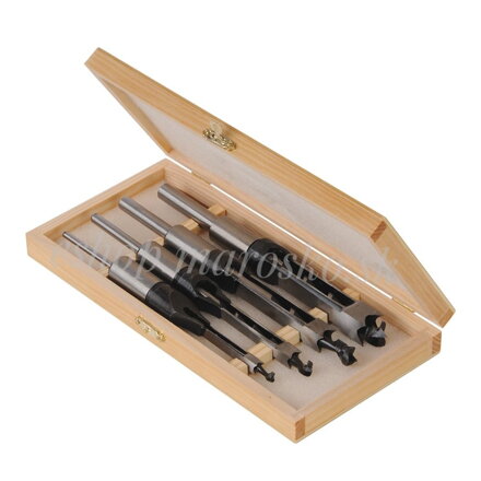 Sada dlabacích vrtáků pro čtvercové otevření 4-dílná sada