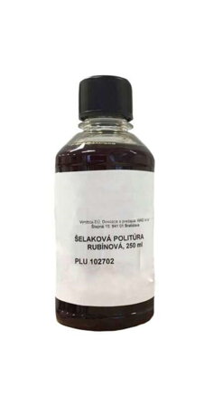 Šelaková politúra –  rubínová 250ml