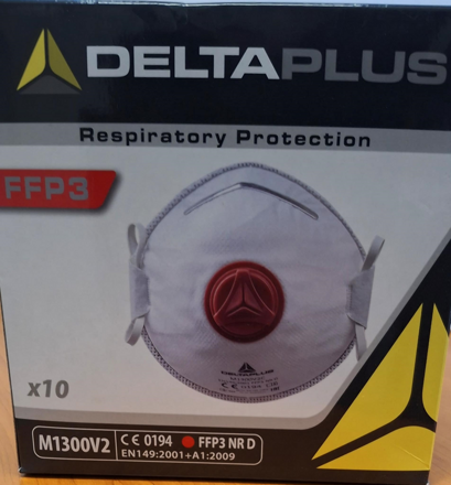 Respirátor FFP3 10ks s ventilom 
