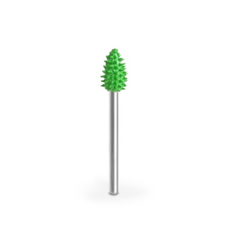 Tvar plameň zelený priemer 3,2mm, stopka 2,4mm 
