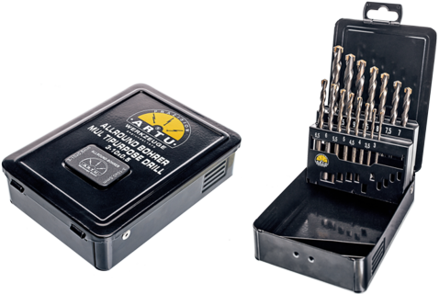 15 -dielná sada vrtákov ARTU-zlatá