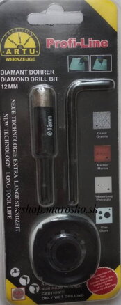 Diamantový dutý vrták pr. 12 mm-stopka do vrtačky