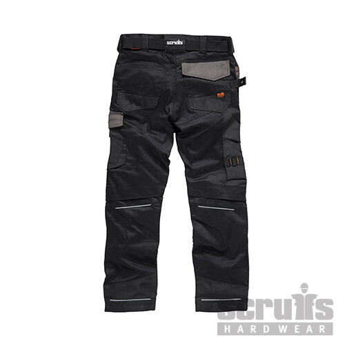 Pracovné nohavice SCRUFFS Pro Flex Plus Holster čierne