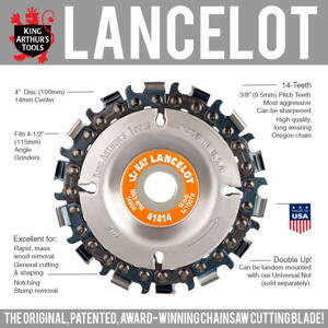 Reťazový frézovací kotúč LANCELOT-14 zubov 14 mm otvor